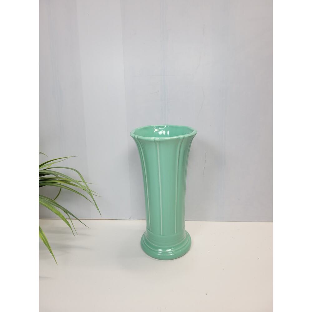 Vintage Fiestaware Sea Mist Green Flared Vase
